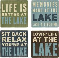 🍻 youngs 33395 set of 4 coasters, 4 inch diameter логотип