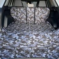 🚙 4knines xl camo suv cargo liner for armrest pass-through, 60/40 split fold down seats – usa based company logo