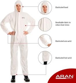 img 3 attached to ARAN SAFETY 👔 Anti Static Disposable Coverall