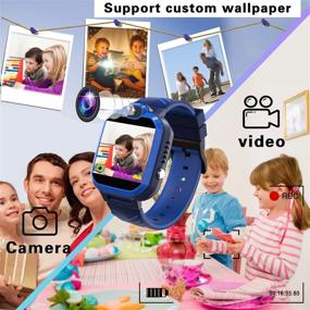 img 2 attached to 🎁 Smart Watch for Kids - Call, Games, Music Player, Camera, SOS Alarm Clock, Calculator, Touch Screen - Age 4-12 Boys Girls Educational Learning Toy - Ideal Birthday Gift