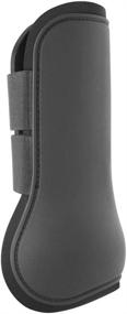 img 2 attached to 🐴 Adjustable Horse Tendon Boots by HORZE - Lightweight, Protective Open Front Boots for Jumping, Trail Riding, Turnout (Sold in Pairs)