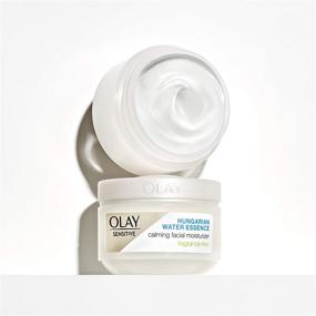 img 2 attached to 🌿 Olay Calming Face Moisturizer: Fragrance-Free, Aloe Vera Formula - Perfect for Sensitive Skin! 2 Oz