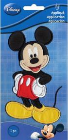 img 1 attached to 🐭 Disney Mickey Mouse Sew-On Applique - 3-1/4"X5-1/2" - 1/Pack