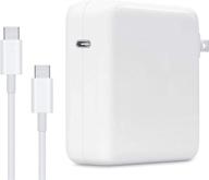 🔌 96w usb c power adapter charger for macbook pro 16-inch 2019, macbook pro 15-inch/13-inch, macbook 12-inch logo