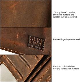 img 1 attached to Vintage BRASS TACKS Leathercraft: Sleek and Slimline Designs for Timeless Style