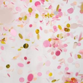 img 2 attached to 🎉 Party Decor Confetti Pack - Small 10mm Circles - 20 Grams - Pink and Gold
