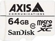 📷 axis 5801-951 surveillance flash memory card 64 gb microsdxc, white: enhanced storage for surveillance devices logo