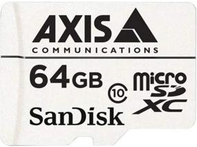 img 4 attached to 📷 Axis 5801-951 Карта памяти для видеонаблюдения 64 ГБ MicroSDXC, белая: Улучшенное хранилище для устройств видеонаблюдения.