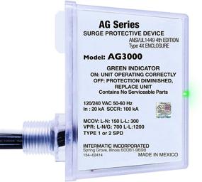 img 4 attached to 🌩️ Intermatic AG3000 HVAC Surge Protective Device - Universal 120/240 VAC, Color