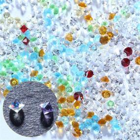 img 3 attached to Enhance Your Nail Art with 11520 Pieces of Mini Crystals: DIY Crystal Gems Stones for Salon Quality Nail Decorations (Assorted Chic Colors)