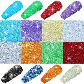 img 4 attached to Enhance Your Nail Art with 11520 Pieces of Mini Crystals: DIY Crystal Gems Stones for Salon Quality Nail Decorations (Assorted Chic Colors)