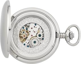 img 1 attached to Unveiling the Exquisite Gotham Silver Tone Double Mechanical GWC18805SR