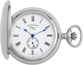 img 2 attached to Unveiling the Exquisite Gotham Silver Tone Double Mechanical GWC18805SR