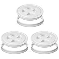 🔒 qwork 3 pack 5 gallon plastic bucket seal lid – keep contents secure and fresh logo
