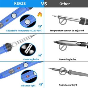 img 2 attached to 🔥 2020Новая паяльная станция KSVZS: Паяльник с регулируемой температурой для точного спаивания