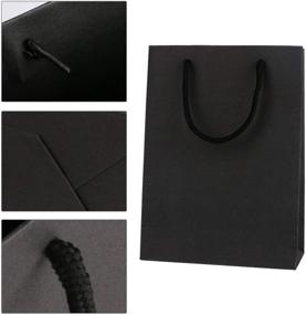 img 1 attached to 🎁 Driew Black Gift Bags - Medium Sized with Handles (7.5x3x10 inches) - Pack of 50 - Enhance your SEO!