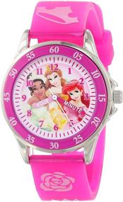 img 2 attached to 👑 Adorable Disney Kids' PN1051 Disney Princess Watch - Perfect for Little Princesses!