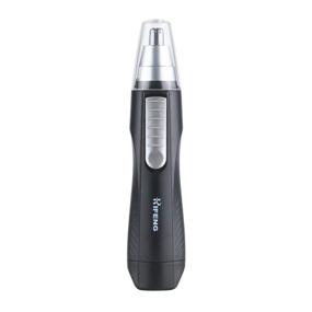 img 4 attached to 💇 Ultimate Pain-Free Nose and Ear Hair Trimmer Clipper for Men and Women - Premium Battery-Operated Design with Powerful Motor, Brush, and Protective Cap