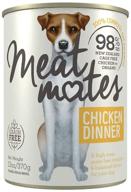 🐶 bpa-free & gelatin-free canned dog food, 13oz 12 pack by meat mates logo