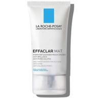 effaclar mat oil-free mattifying moisturizer by la roche-posay - daily moisturizer for oily skin to reduce oil, minimize pores, and exfoliate with lhas logo