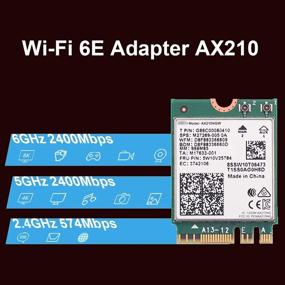 img 2 attached to AX210 WiFi 6E Module with Tri-Band BT 5.2 and Windows 10 64-bit Support for Enhanced Laptop and Desktop Wi-Fi