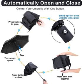 img 2 attached to ☂️ REMALL Windproof Automatic Umbrellas with Umbrella