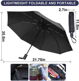 img 3 attached to ☂️ REMALL Windproof Automatic Umbrellas with Umbrella