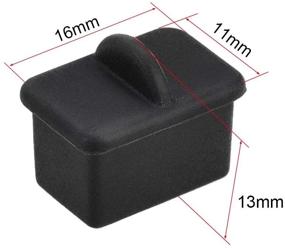 img 3 attached to Uxcell Anti Dust Stopper Cover Silicone Accessories & Supplies