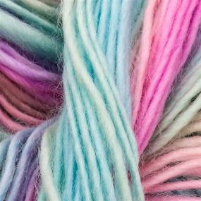 img 3 attached to 🌈 Mary Maxim Prism Yarn - Rainbow - 3 Light Weight Yarn for Knitting & Crochet Projects - Made with 100% Acrylic - DK Worsted - Roving Yarn - 290 Yards