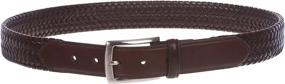 img 2 attached to Stretch Braided Leather Belt for Men - Ultimate Comfort and Style in Men's Accessories