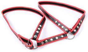 img 1 attached to DIBOTA Adjustable Leather Lingerie Harness