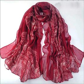 img 3 attached to Fashion Design Pashmina CJ Apparel Women's Accessories in Scarves & Wraps