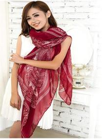 img 1 attached to Fashion Design Pashmina CJ Apparel Women's Accessories in Scarves & Wraps