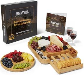 img 4 attached to Envybl Cutlery Serving Platter CheeseBoard: Elevate your Entertaining Experience