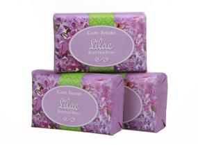 img 1 attached to 🌺 Cape Shore Lilac Scented Bar Hand/Body Soap – Pack of 3 Bars (3oz Each): Luxurious Fragrance for Refreshing Cleansing