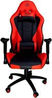 ega big & tall gaming chair - removable lumbar support, metal base, ergonomic racing pc computer video game chair high back, pu leather office desk chair with headrest (red) - g1 logo