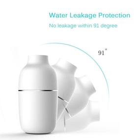 img 2 attached to 🌬️ Portable USB Cool Mist Mini Air Humidifier: Perfect for Home, Office, Travel, and Car Use with Dual Mist Mode and Water Leakage Protection (180ML)