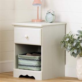 img 2 attached to Whitewashed South Shore Summer Breeze 1-Drawer Nightstand