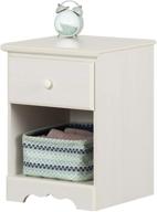 whitewashed south shore summer breeze 1-drawer nightstand логотип