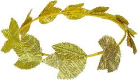 img 4 attached to 🏅 Skeleteen Gold Roman Laurel Wreath: Ancient Elegance for Costume Delights