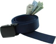 trekker money thomas bates black men's accessories and belts logo