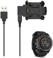 exmart for garmin fenix 3 hr charger: top-quality ⌚ replacement charging cable for garmin fenix 3 hr gps smart watch logo