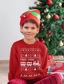 img 2 attached to 🤖 TeeStars Robot Christmas Sweatshirt for Boys - Fashionable Hoodies & Sweatshirts