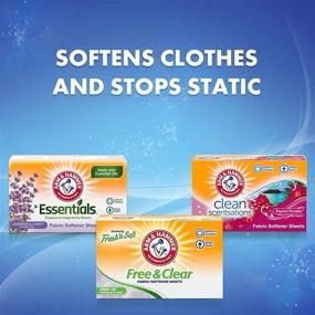 img 1 attached to 🌿 ARM & HAMMER Fabric Softener Sheets 100 ct - Fragrance-Free and Dye-Free