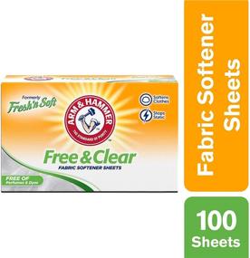 img 3 attached to 🌿 ARM & HAMMER Fabric Softener Sheets 100 ct - Fragrance-Free and Dye-Free