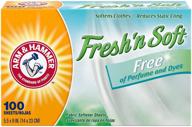 🌿 arm & hammer fabric softener sheets 100 ct - fragrance-free and dye-free logo