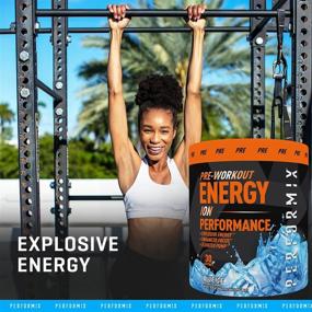 img 1 attached to 💪 Enhance Your Workout: Performix ION Pre-Workout Powder - Explosive Energy, Enhanced Focus, Elevated Pump (30 Servings, Blue Ice)