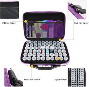 img 3 attached to BEIFUMEI Diamond Painting Storage Containers with 60 Slots - Jewelry Bead Rhinestones Organizer and Craft Kit - Suitable for DIY 5D Diamond Art Projects - Diamond Painting Accessories and Tools