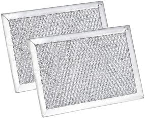 img 4 attached to 🔍 AMI PARTS WB06X10309 Filter: 2-Pack Microwave Oven Grease Filter for GE Replacement Parts