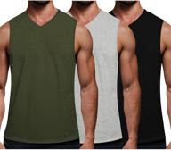 enhance your active lifestyle with coofandy workout muscle bodybuilding sleeveless men's clothing логотип